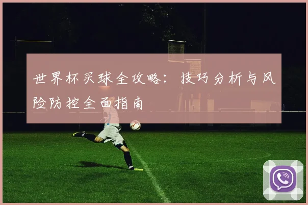世界杯买球全攻略：技巧分析与风险防控全面指南
